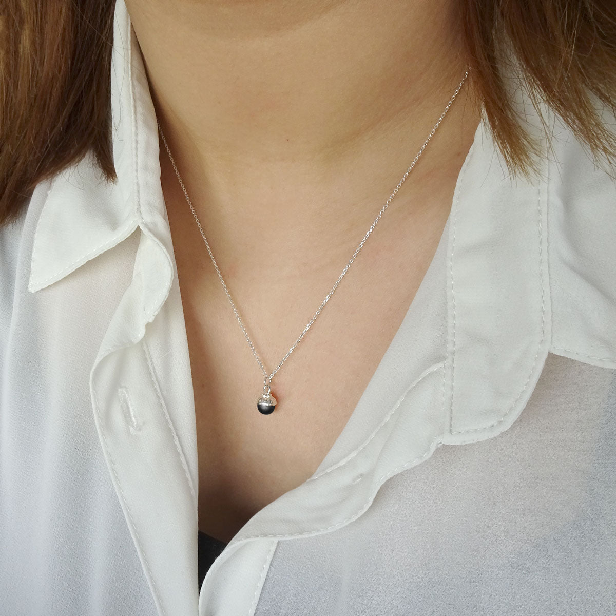 Set | Ketting met drie hangers preciosa parels | 925 zilver
