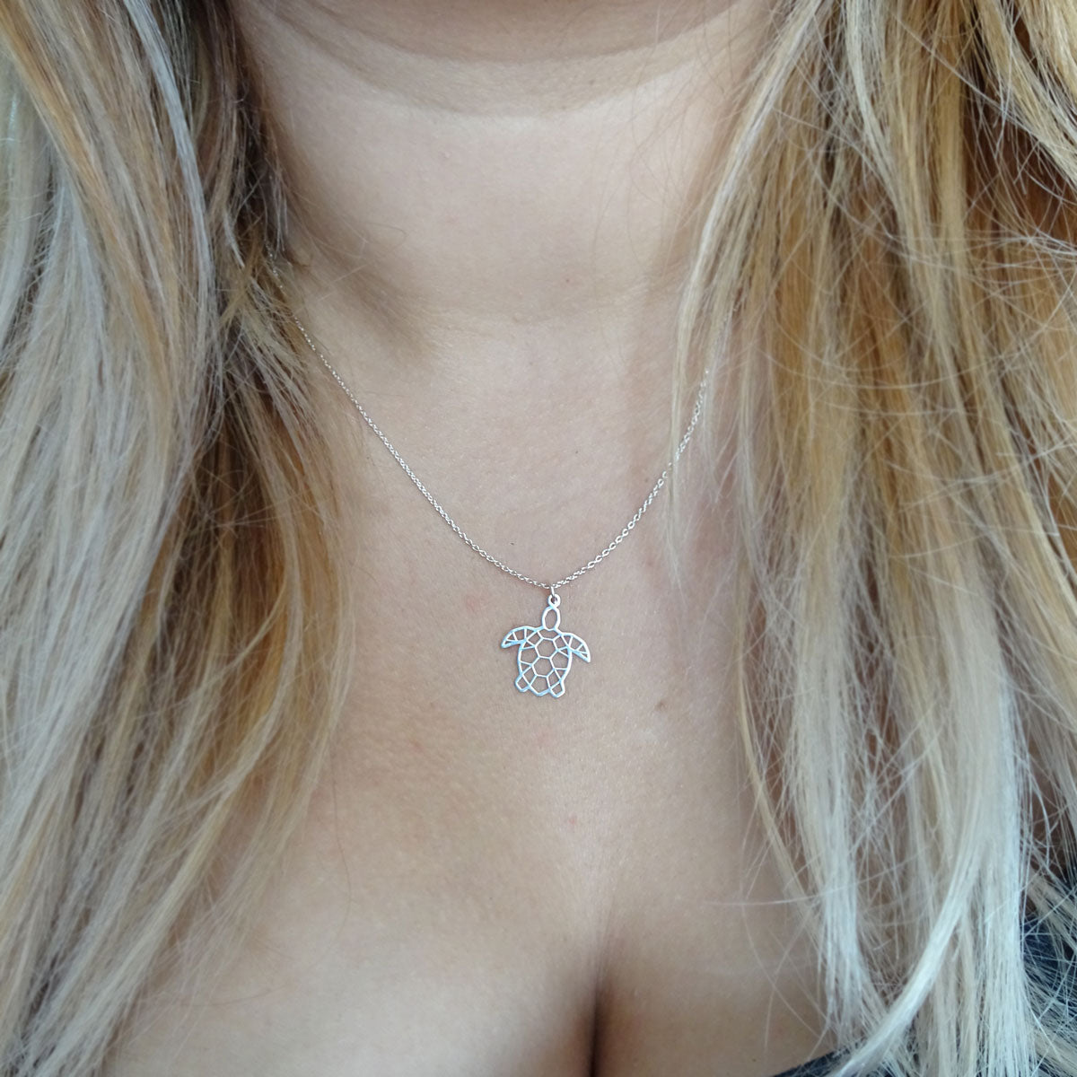 Schildpad | Ketting 925 zilver