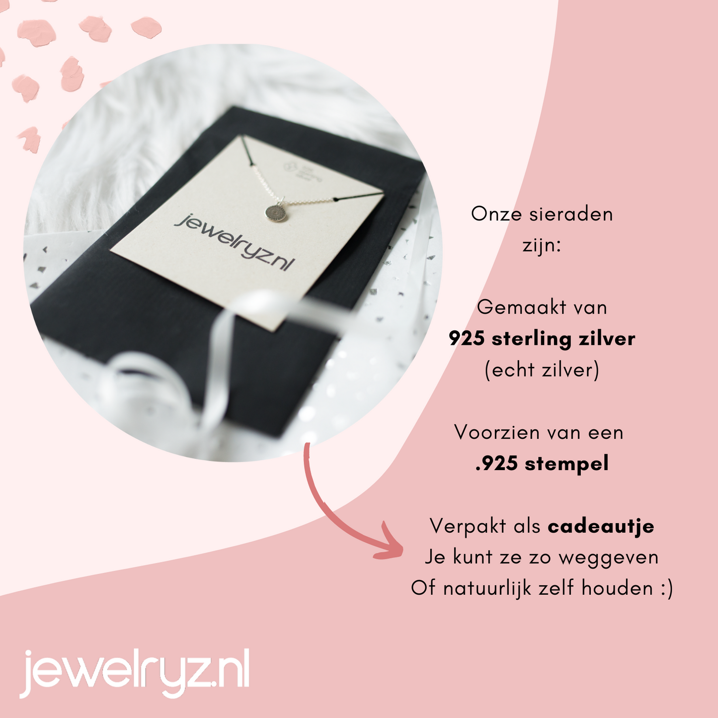 Oorbel met oorklem earcuff | 925 zilver | Per stuk