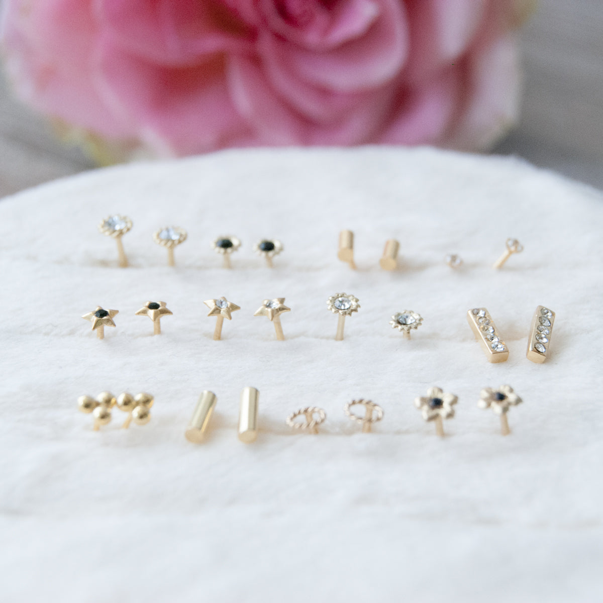 Mini Studs | Oorbellen Goldplated 925 zilver