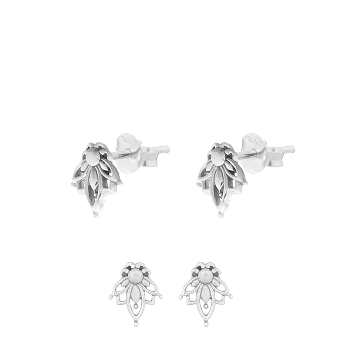 Oorbellen Lotus Bloem | Studs 925 sterling zilver