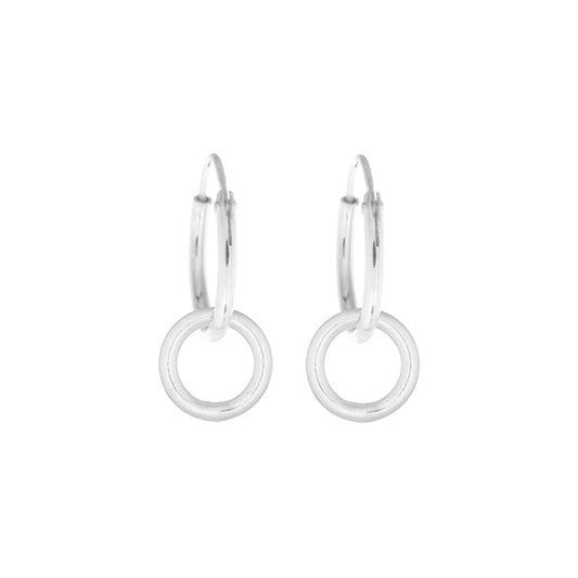 Oorringen met rondjes | Oorbellen 925 zilver