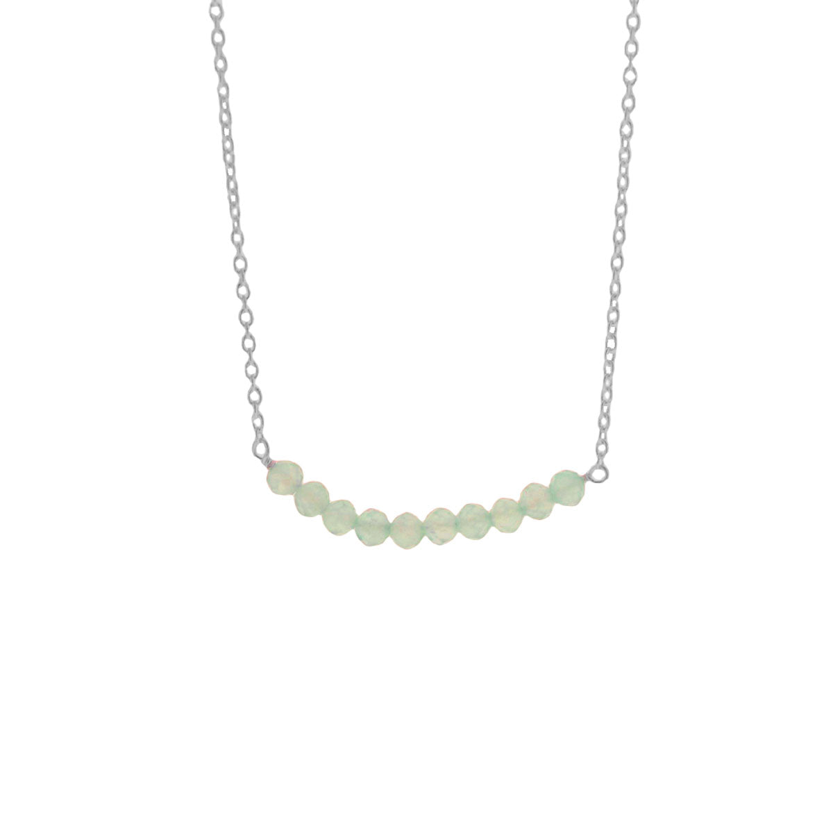 Medea | Ketting 925 sterling zilver met edelsteen kralen