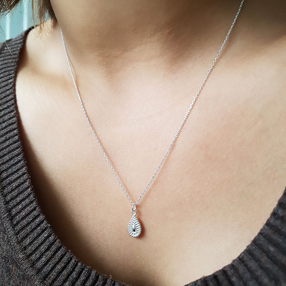 druppel-ketting-925-zilver-2