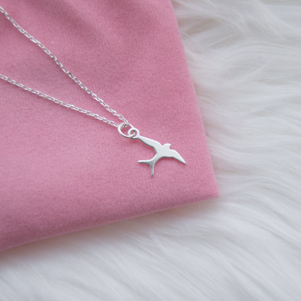 Ketting Zwaluw Vogel | 925 zilver