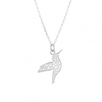 Ketting Vogel Kolibrie | 925 zilver