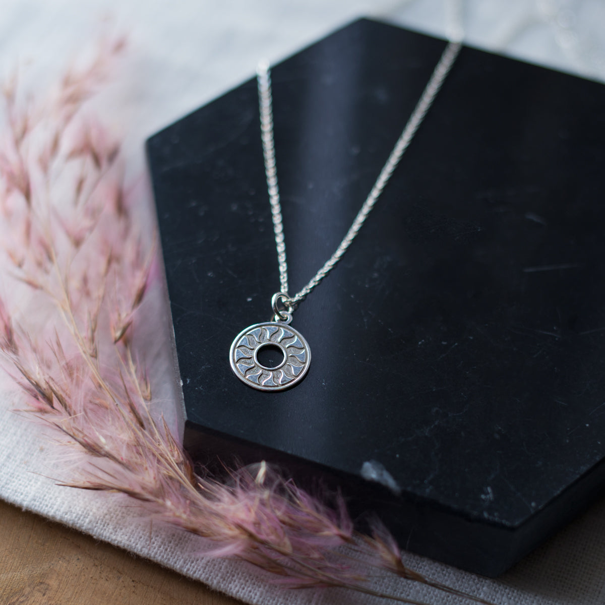 sun-tribal-ketting-925-zilver-2