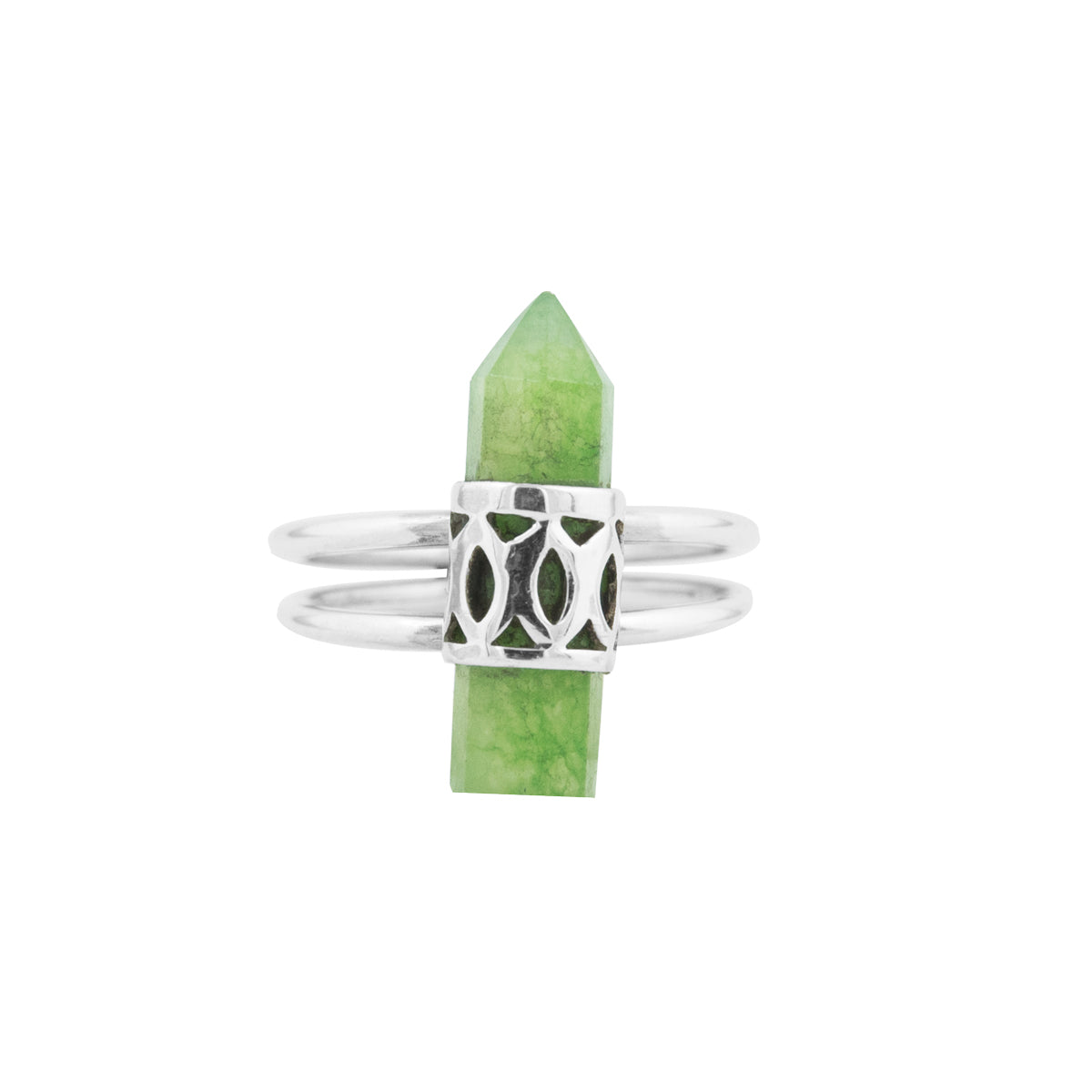 Fajra | Ring 925 zilver met aventurijn