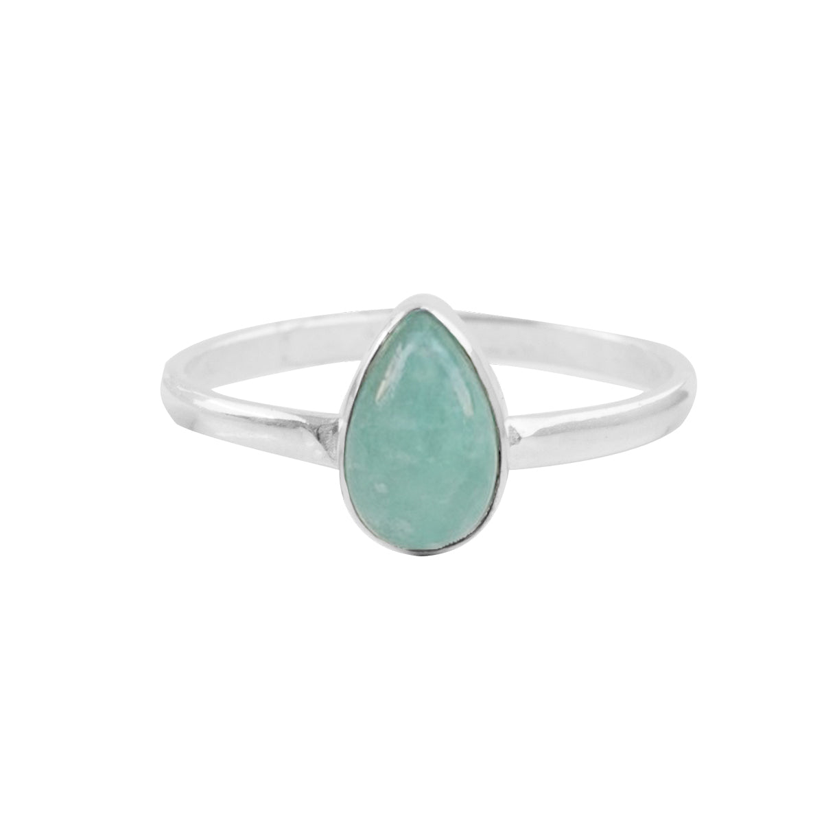 Dhara | Ring 925 zilver met edelsteen amazoniet