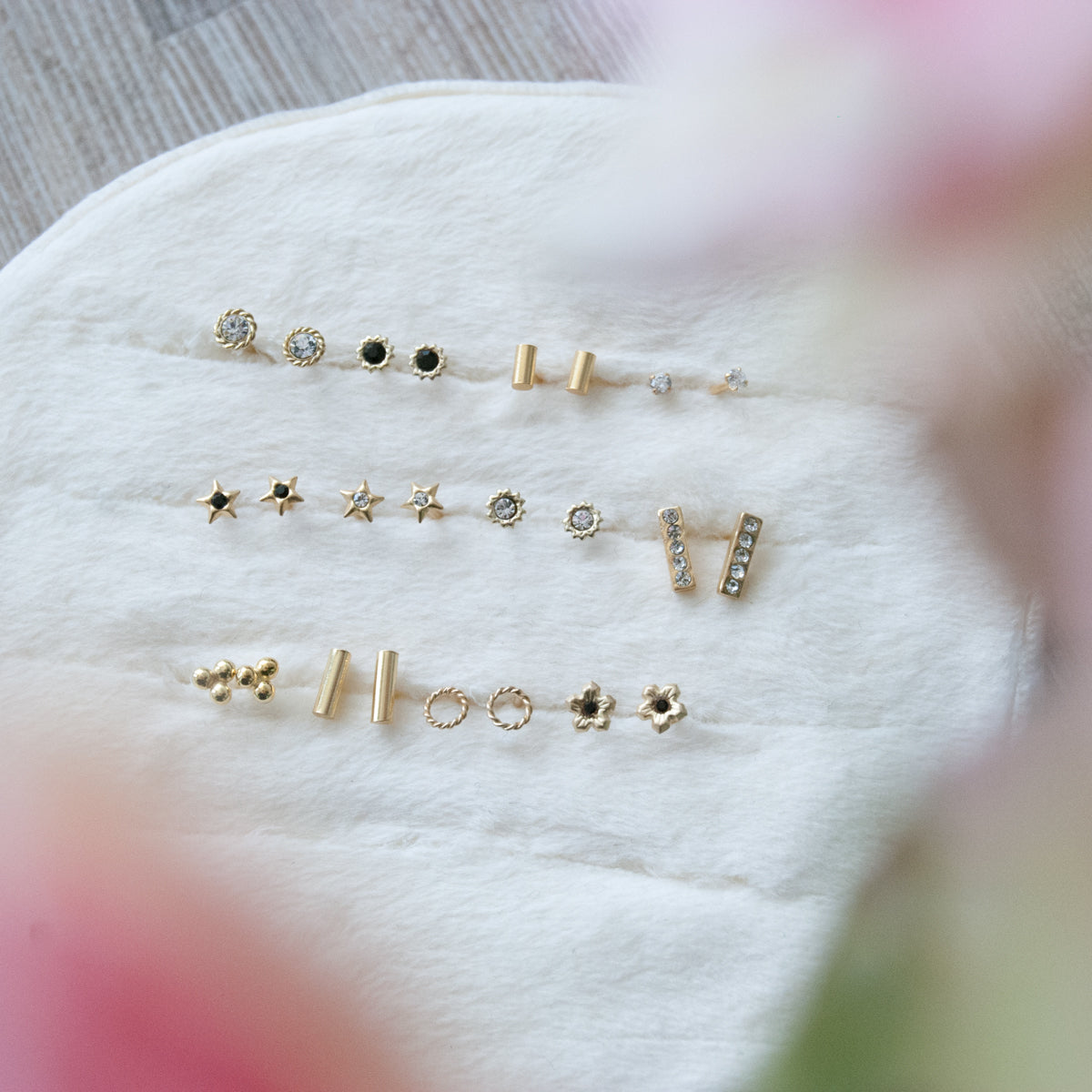 Mini Studs | Oorbellen Goldplated 925 zilver