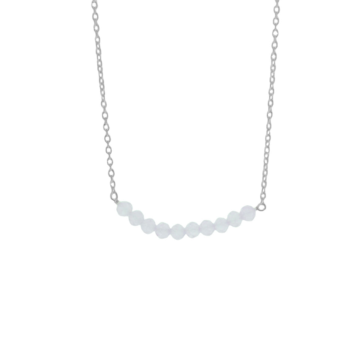 Medea | Ketting 925 sterling zilver met edelsteen kralen