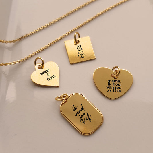 sieraden graveren, personaliseren, persoonlijk cadeau