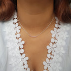 Medea | Ketting 925 sterling zilver met edelsteen kralen