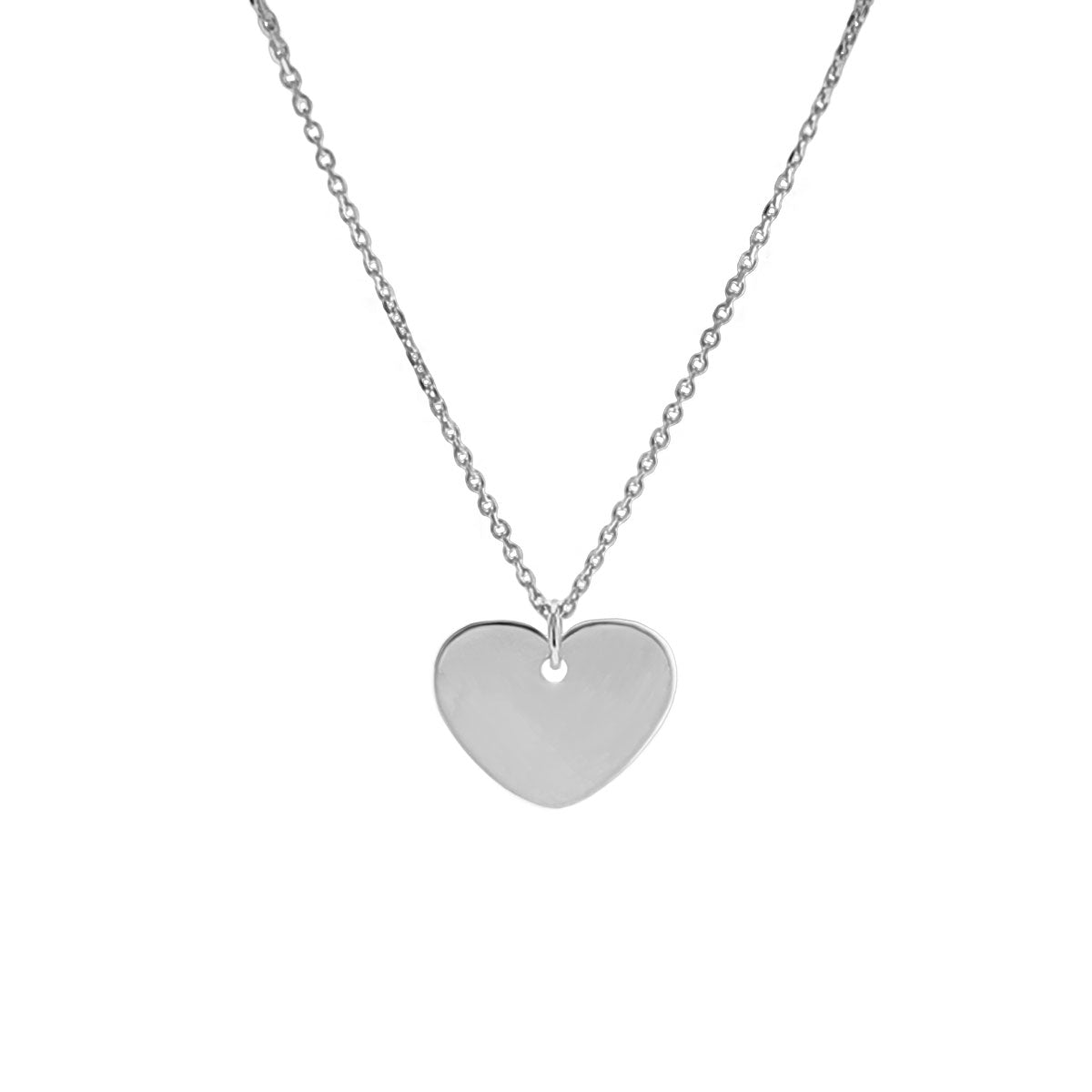 Ketting hart graveren met eigen tekst | 925 sterling zilver