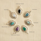 Elodie | Bedel met maansteen edelsteen | 925 sterling zilver