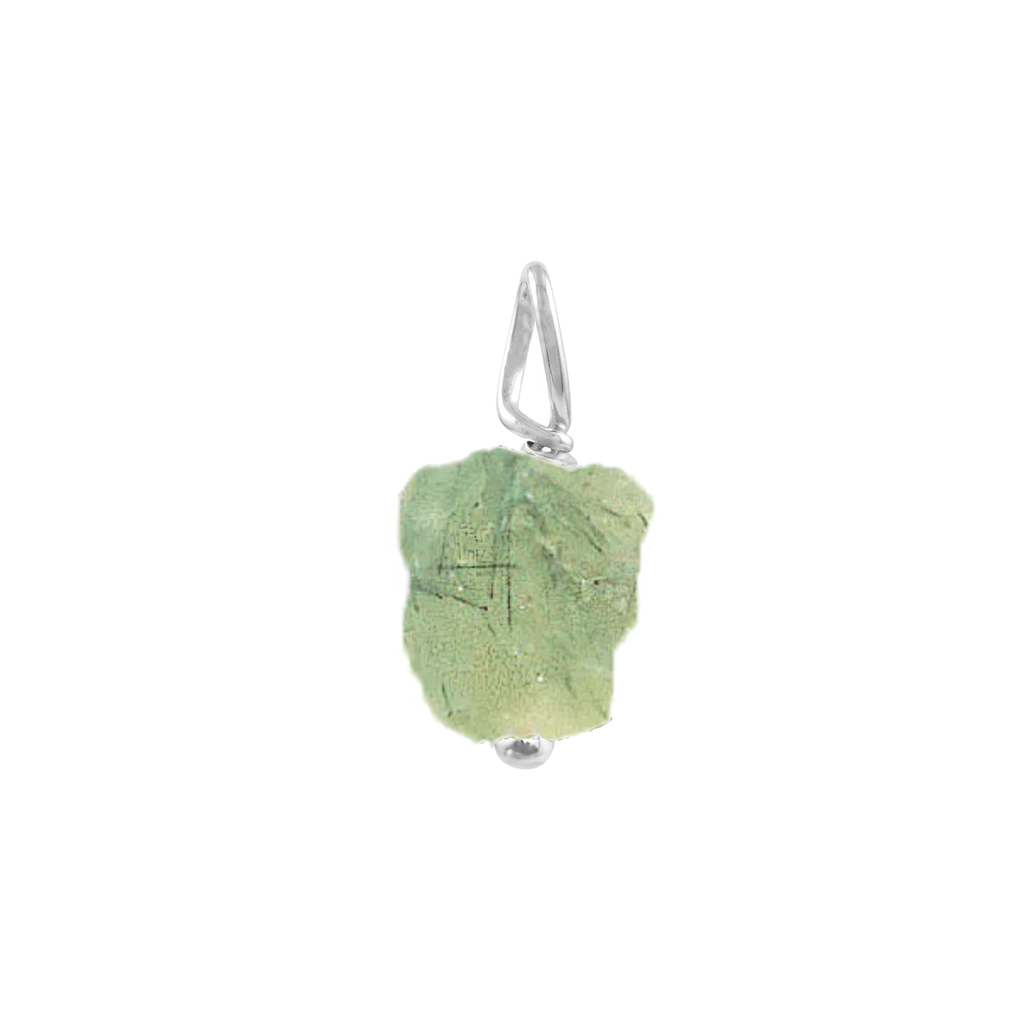 Larsa | Ketting 925 zilver met ruwe edelsteen