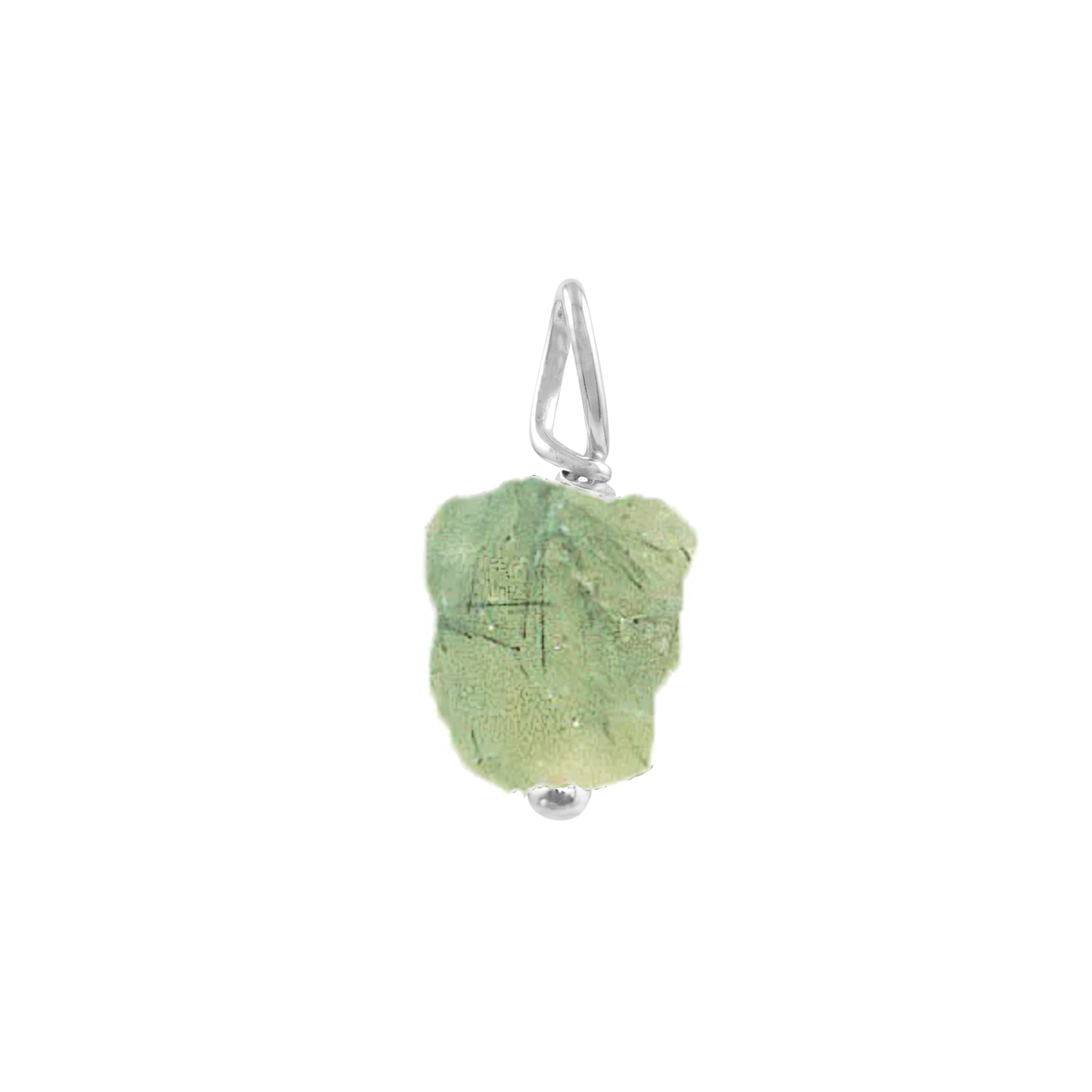 Larsa | Ketting 925 zilver met ruwe edelsteen