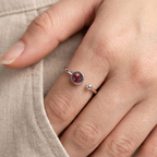 Kiora | Ring 925 zilver met edelsteen