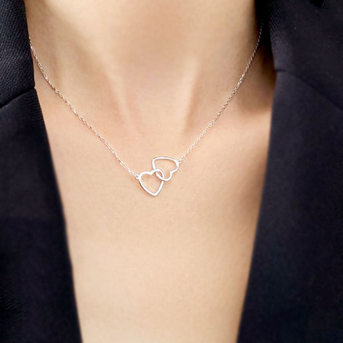 Hartjes ketting | 925 sterling zilver