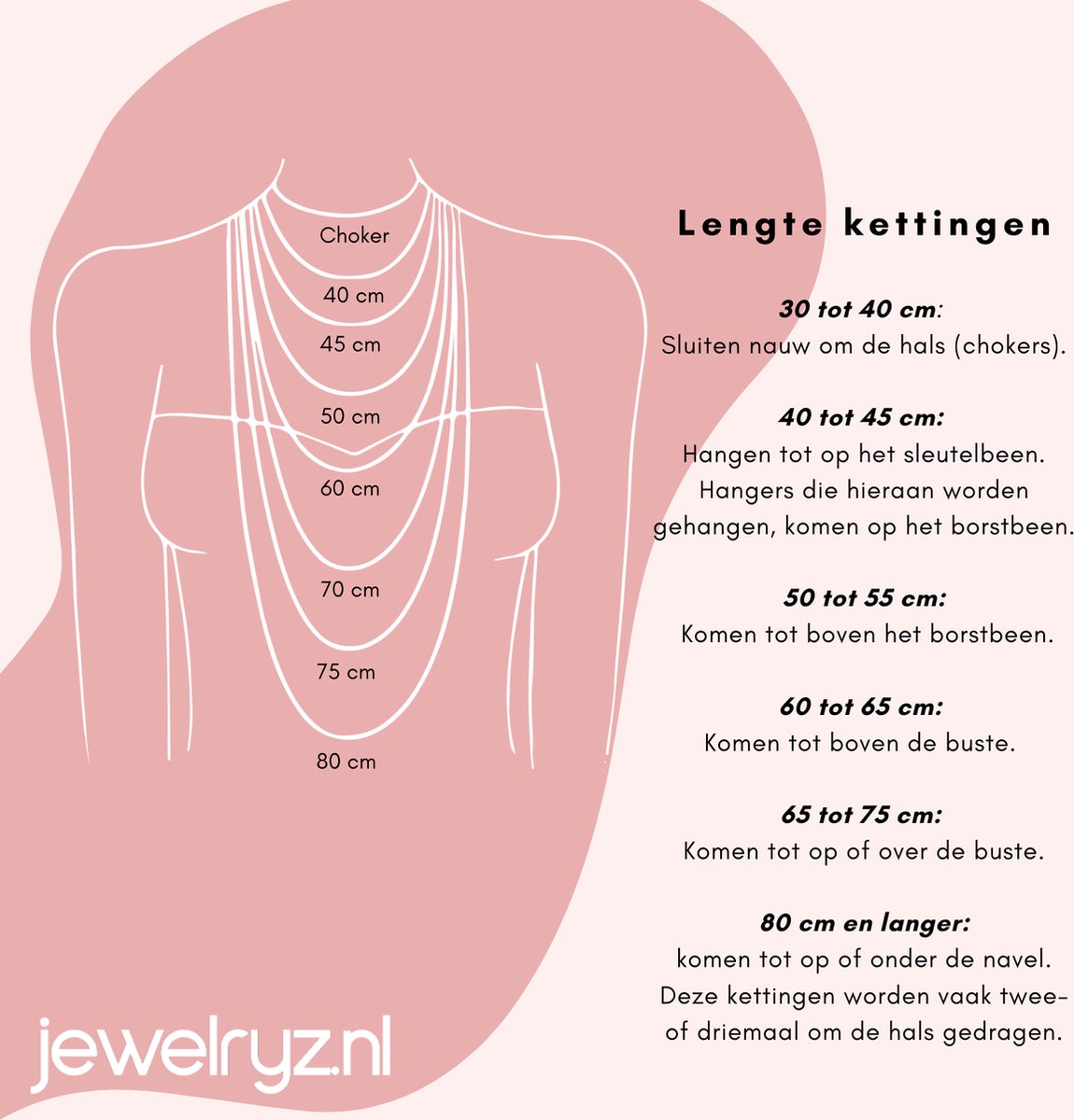 Ketting 925 zilver met berg en landschap | 50 cm