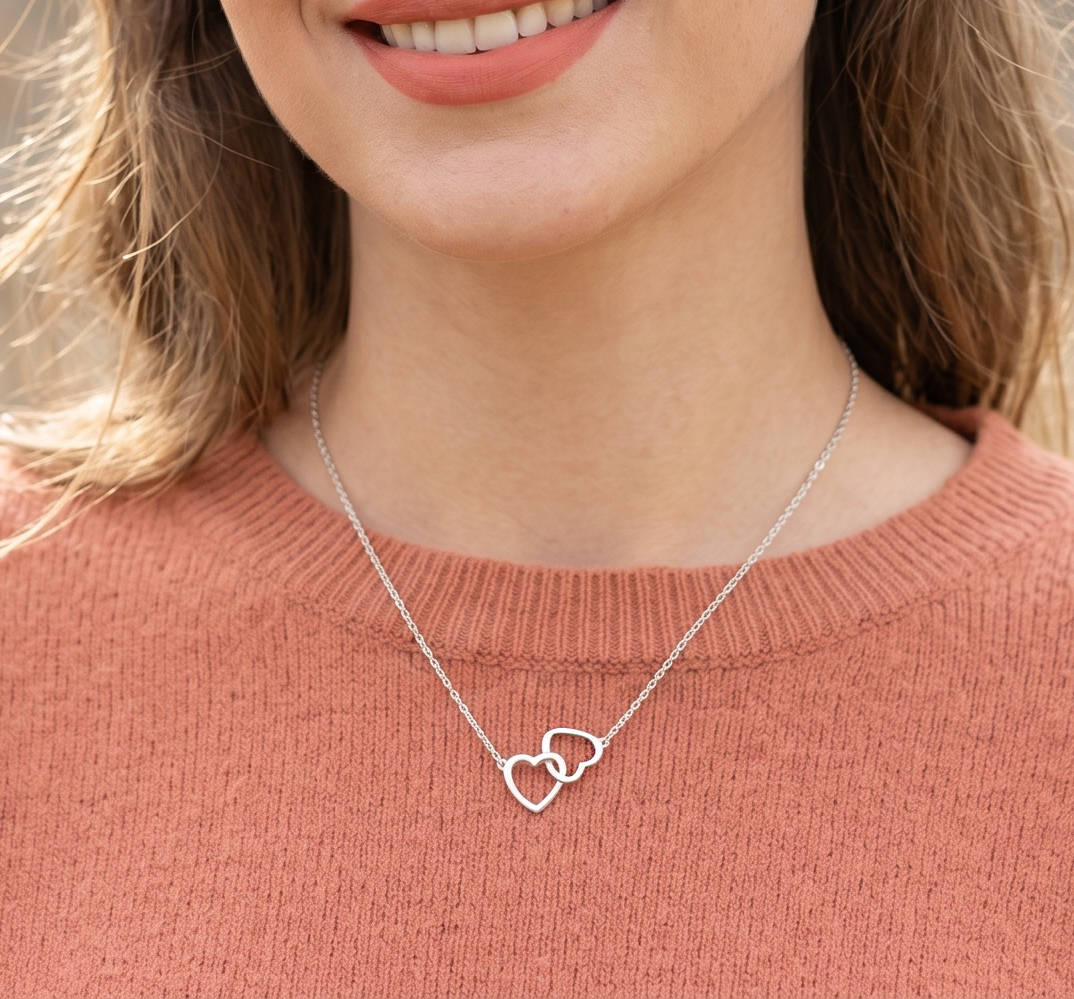 Hartjes ketting | 925 sterling zilver