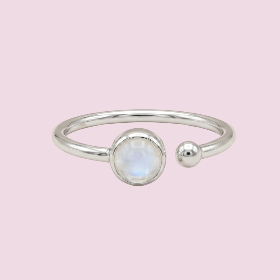 Kiora | Ring 925 zilver met edelsteen