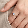 Kiora | Ring 925 zilver met edelsteen