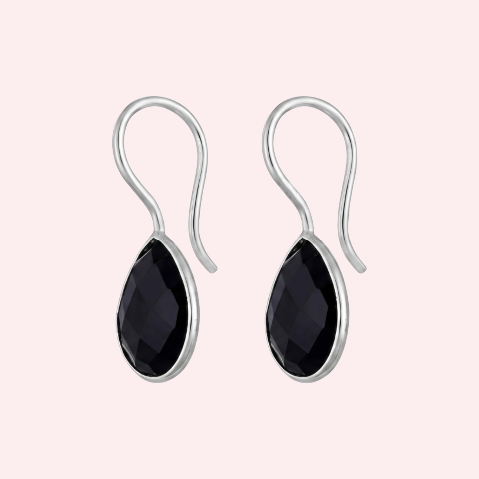 Amra | Oorbellen 925 zilver met edelsteen