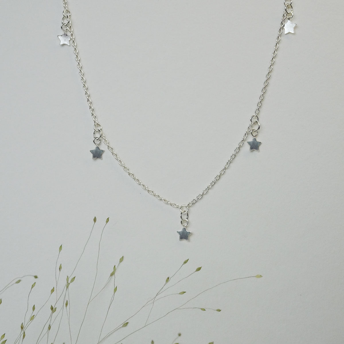 Ster | Ketting 925 zilver | 46 cm