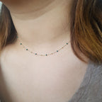 bolletjes-ketting-18k-goldplated-925-sterling-zilver-donker-groen-2
