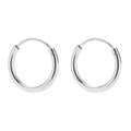 Basic Hoops 12 t/m 20 mm | Egale oorringen | 925 zilver
