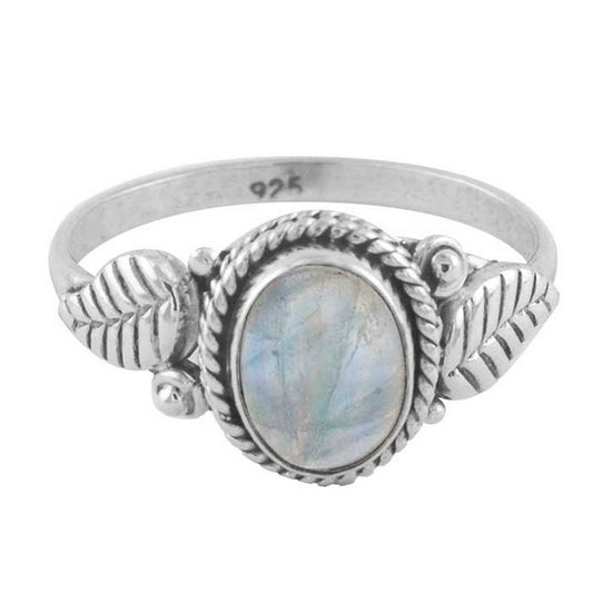 Laural | Ring 925 zilver met edelsteen maansteen