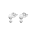 Studs bolletjes duo | Oorbellen 925 sterling zilver