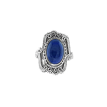 Amrin | Ring 925 zilver met edelsteen lapis lazuli