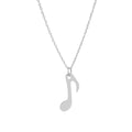Ketting Muzieknoot | 925 sterling zilver