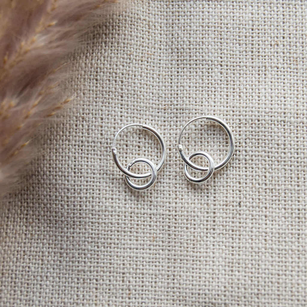 Oorringen met rondjes | Oorbellen 925 zilver