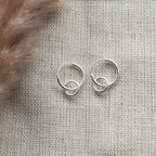Oorringen met rondjes | Oorbellen 925 zilver