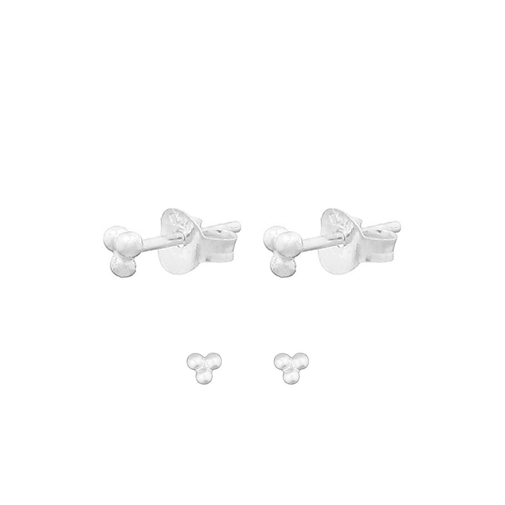 Trio Dots | Oorbellen 925 zilver