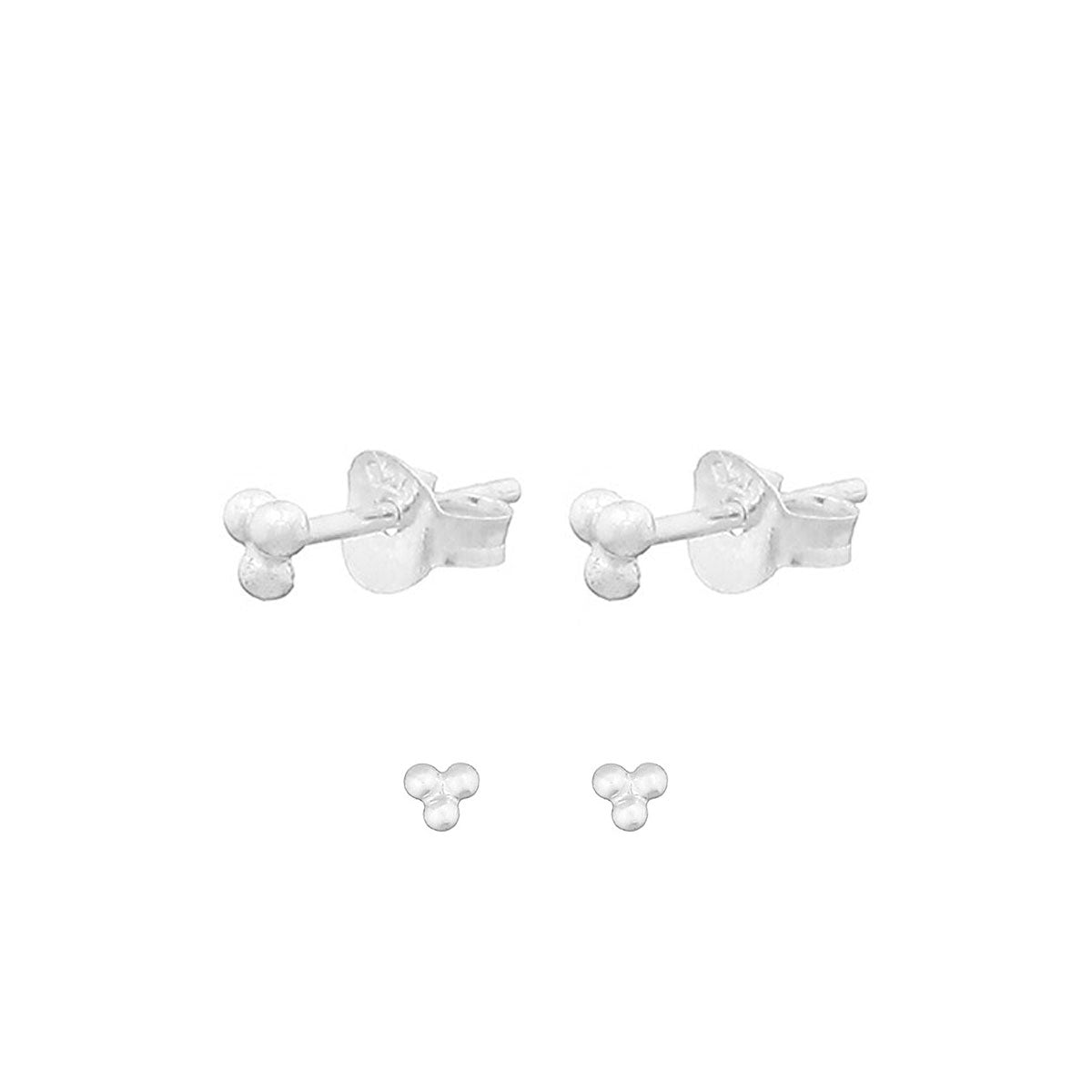 Trio Dots | Oorbellen 925 zilver