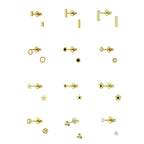 Mini Studs | Oorbellen Goldplated 925 zilver