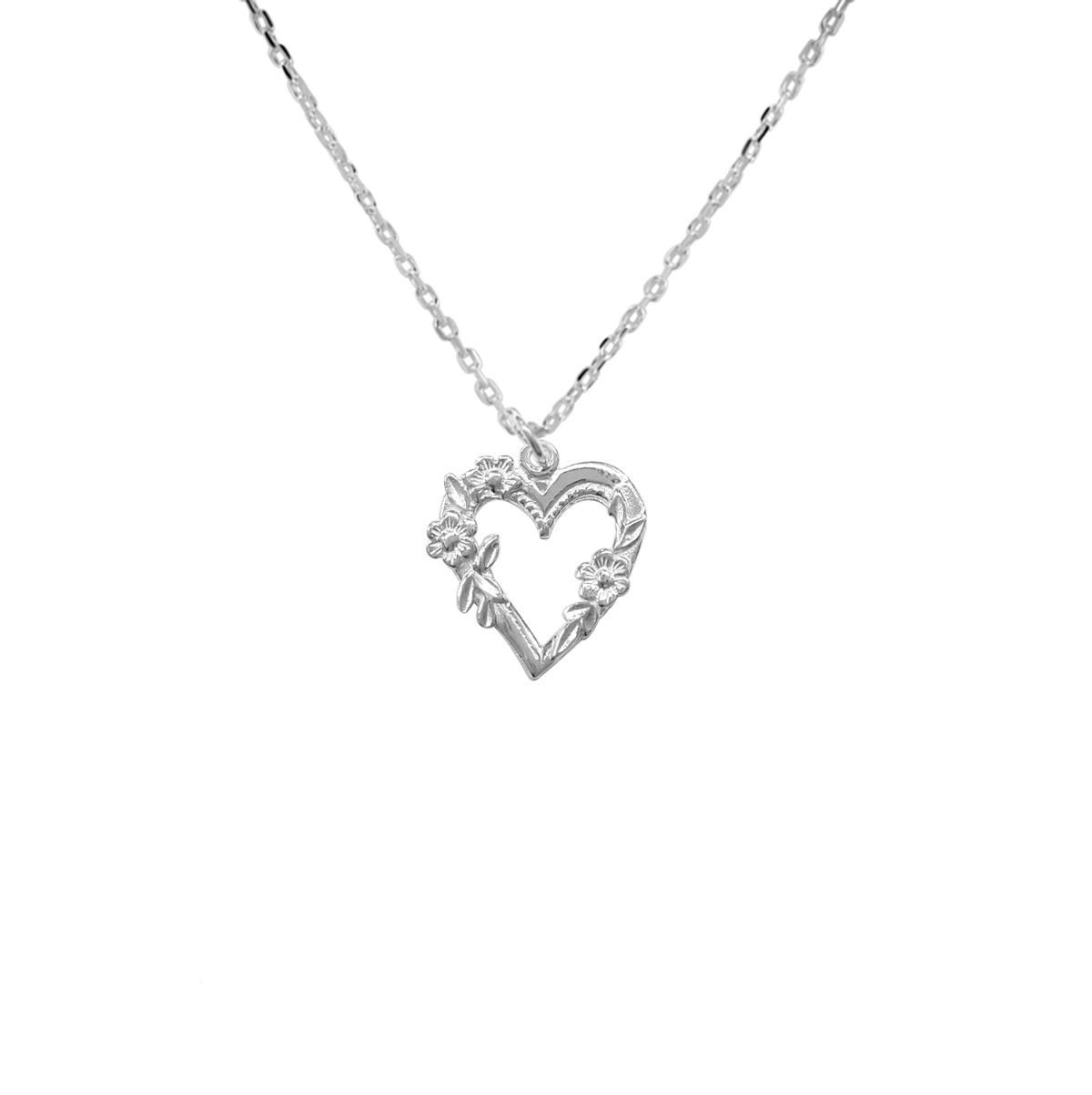 floral-vintage-heart-ketting-925-zilver-1