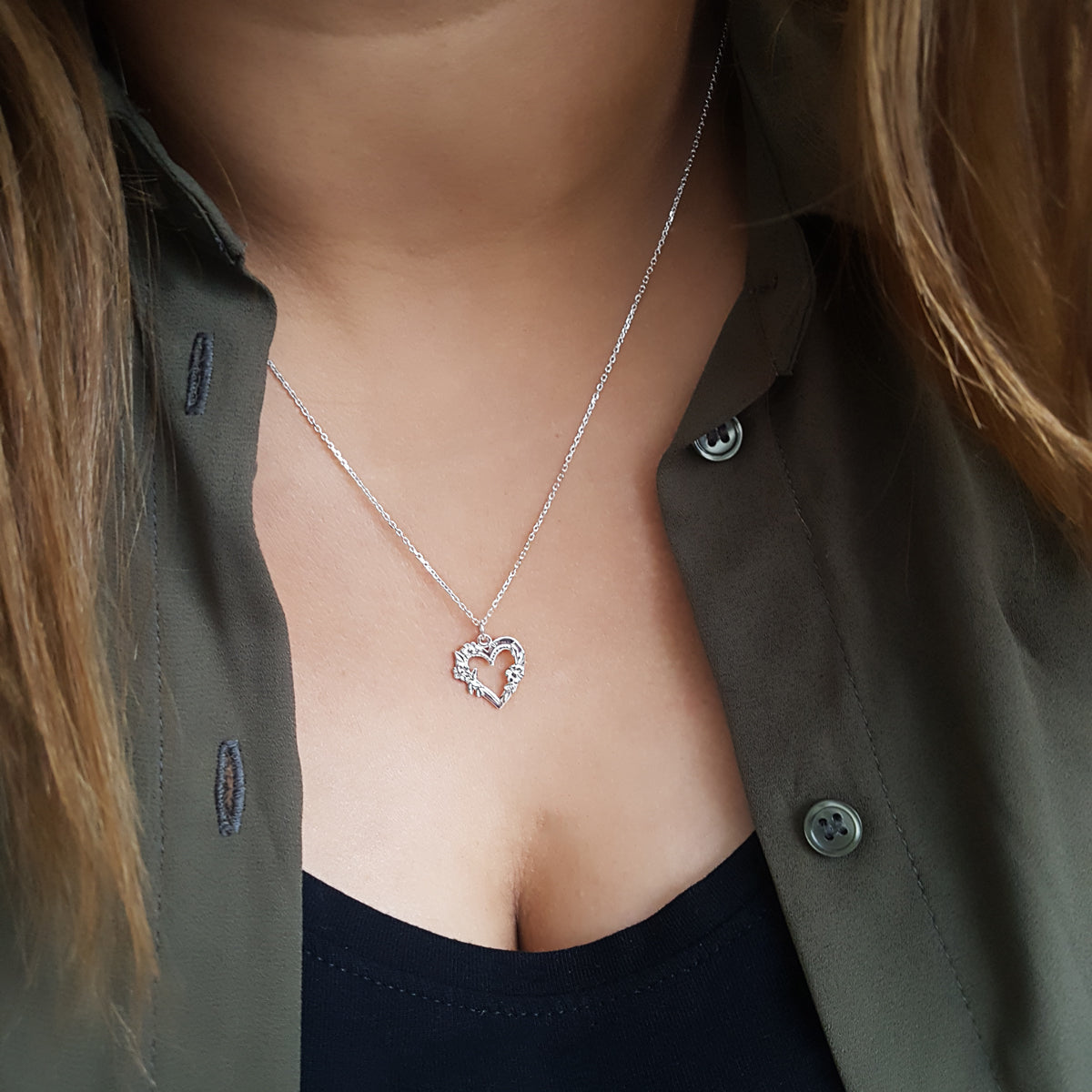 floral-vintage-heart-ketting-925-zilver-2