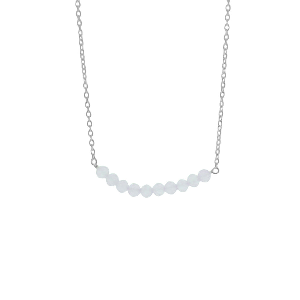 Medea | Ketting 925 sterling zilver met edelsteen kralen