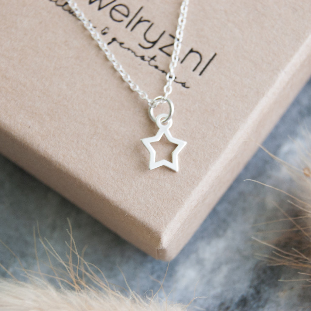 open-star-ketting-925-zilver-3