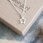 open-star-ketting-925-zilver-3